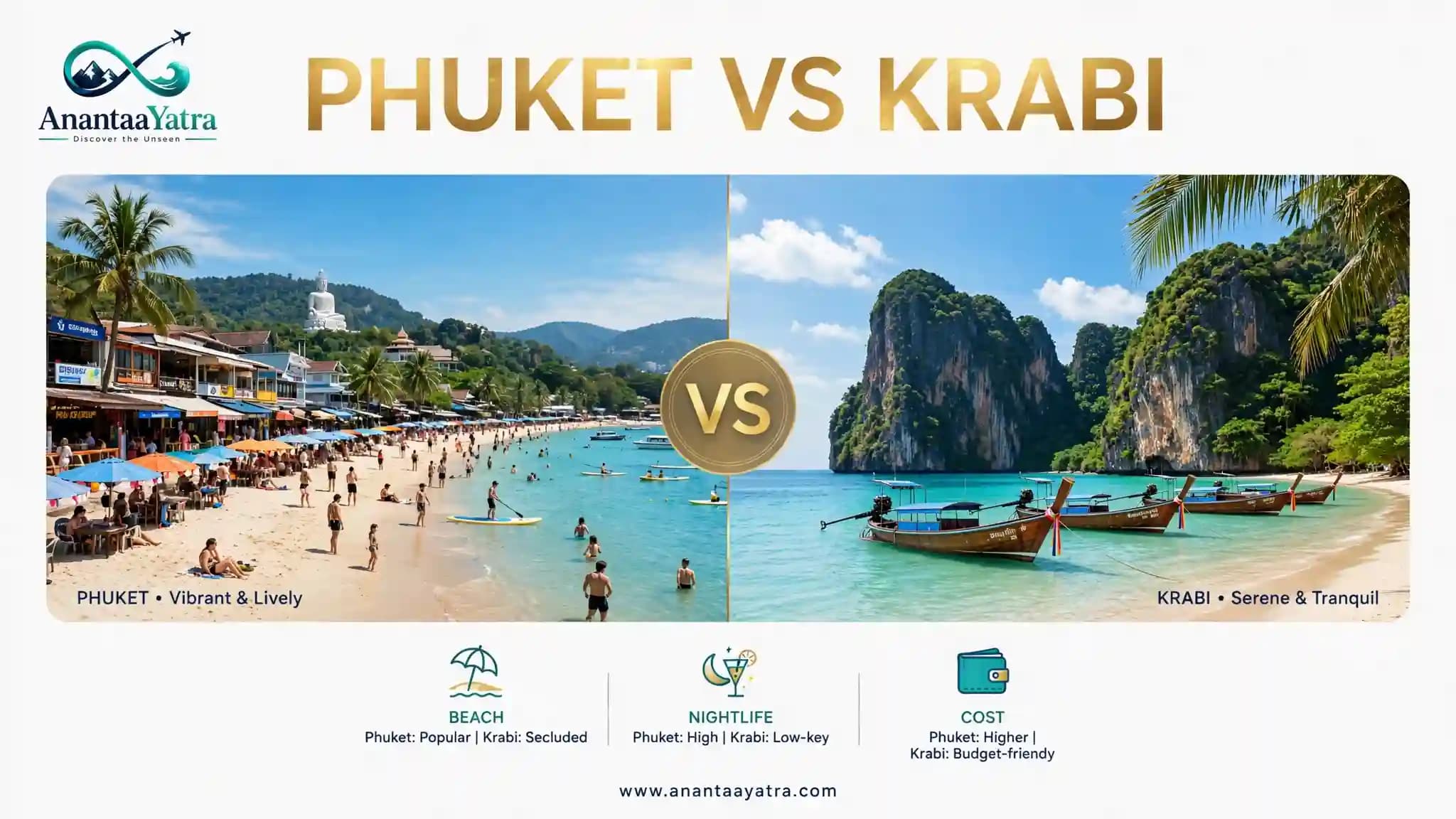 Phuket vs Krabi: Best Beaches, Costs & Where to Stay