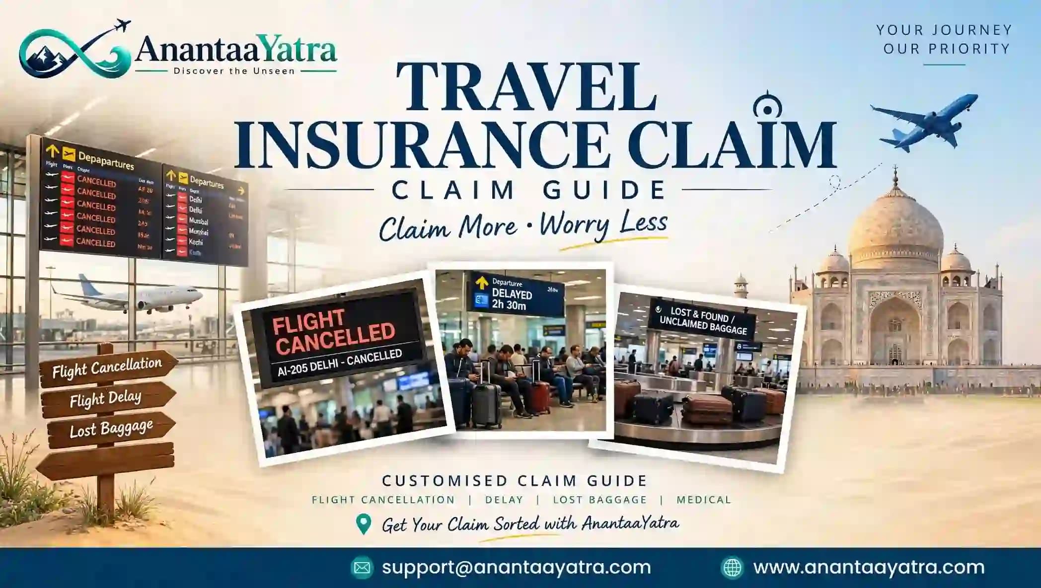 How to File a Travel Insurance Claim in India: Flight Delays & Lost Baggage