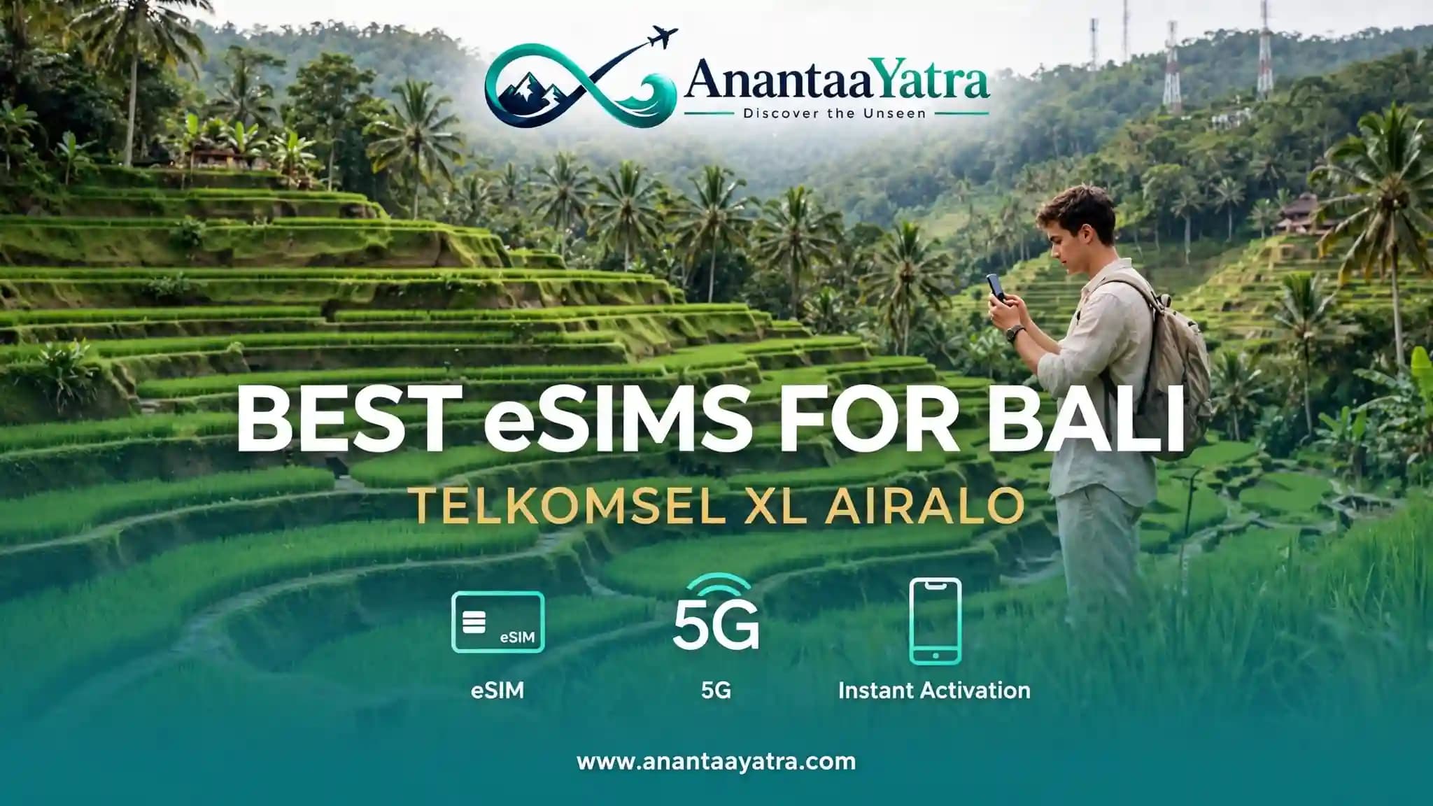 Best eSIMs for Bali : Telkomsel vs XL vs Airalo