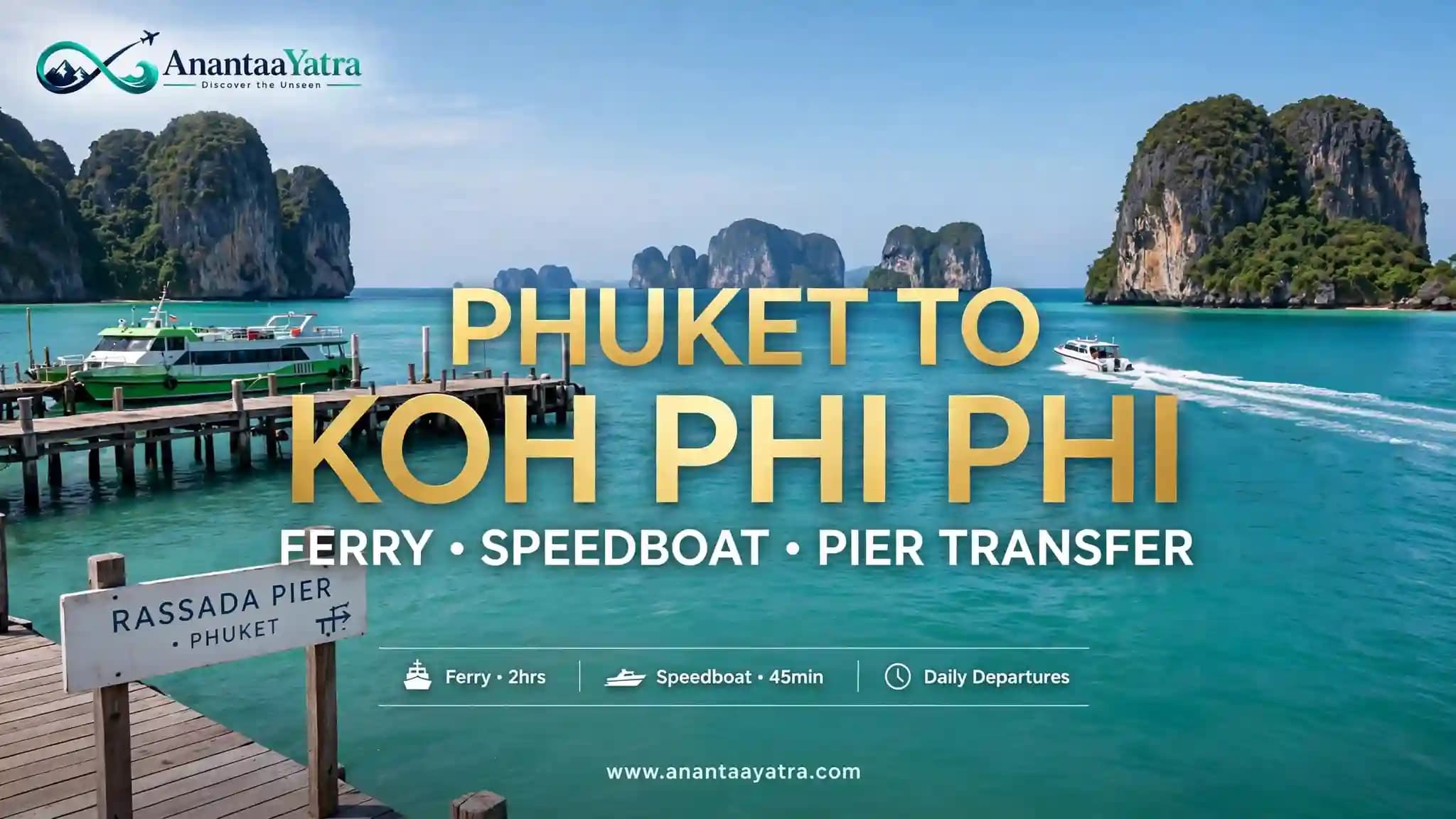 Phuket to Koh Phi Phi: Ferry Times, Fares & Speedboats
