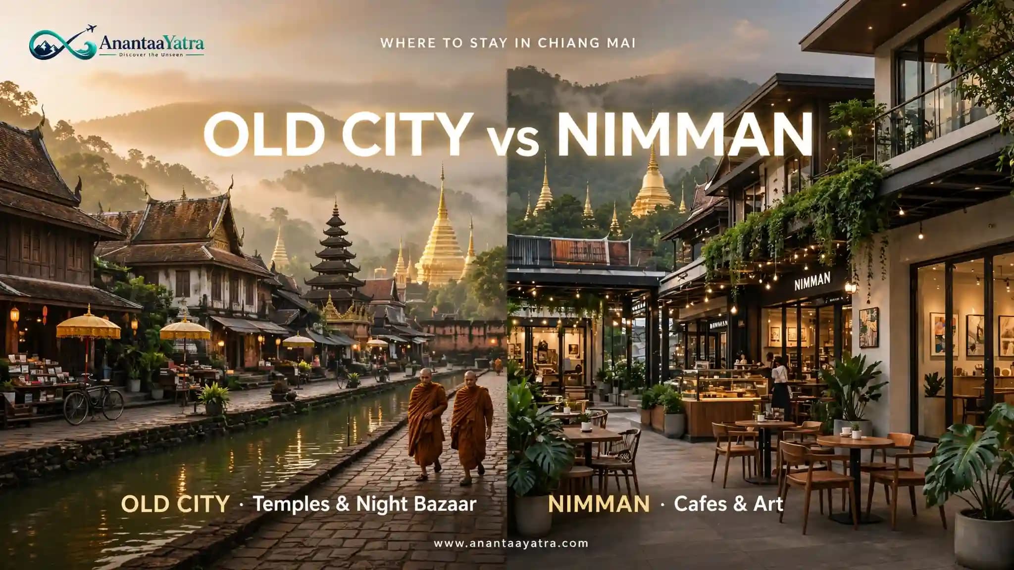 Where to Stay in Chiang Mai: Old City vs Nimman
